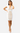 Beatifull LIly White Short Sleeve Bandage Dress